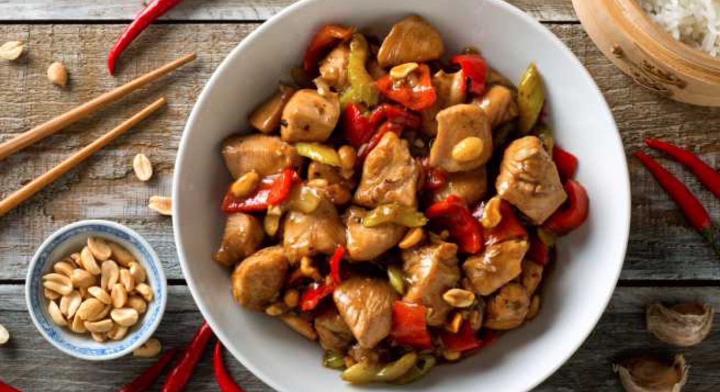 Order KUNG PAO CHICKEN food online from Vekslers store, Brooklyn on bringmethat.com