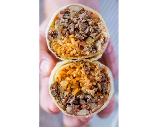 Order Asada Burrito food online from El Compa Taco Truck store, Birmingham on bringmethat.com