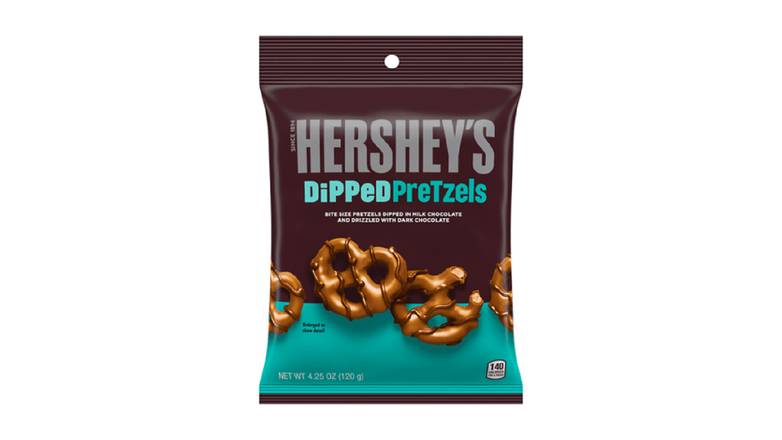 Order Hershey'S Dipped Pretzels Milk Chocolate Snack food online from Trumbull Mobil store, Trumbull on bringmethat.com