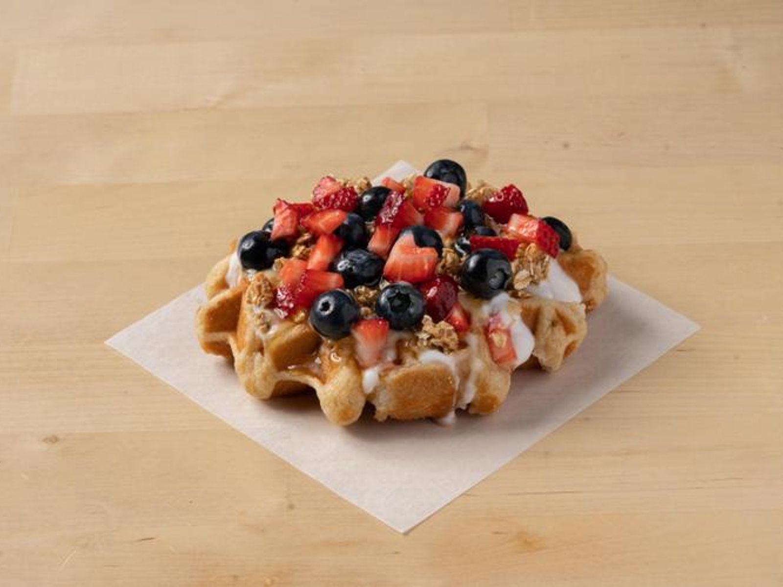 Order The Bowled Berry Waffle food online from Bowled store, Troy on bringmethat.com