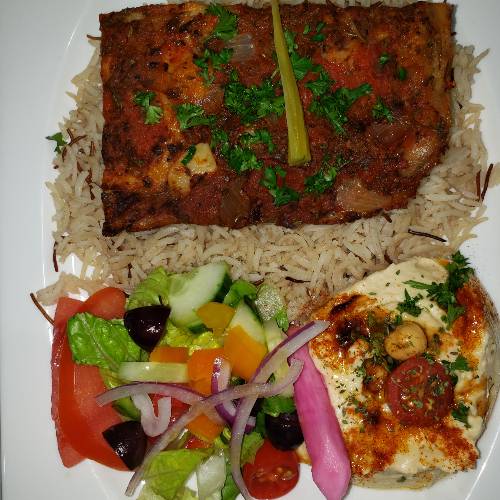 Order Baked Eggplants food online from Cafe Yafa store, Natick on bringmethat.com