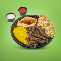 Order Gyros Plate food online from Med Grill store, San Diego on bringmethat.com
