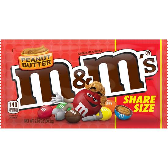 Order M&M's Peanut Butter Chocolate Candy, 2.83 OZ food online from CVS store, DECATUR on bringmethat.com