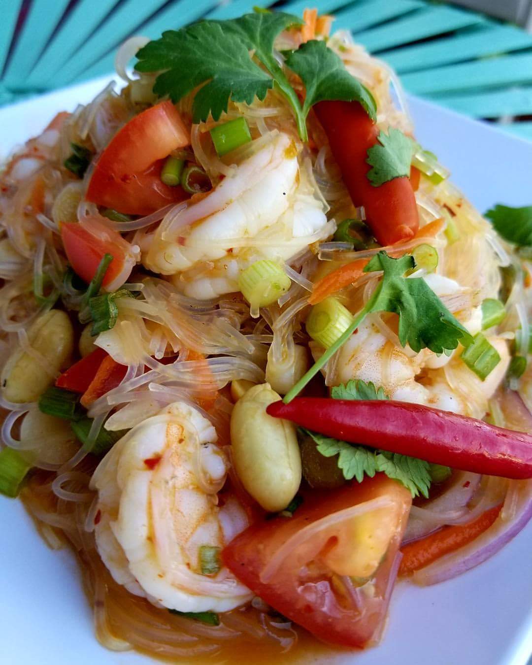 Order 29. Yum Sai Rung Salad food online from Thai Silk store, Long Beach on bringmethat.com