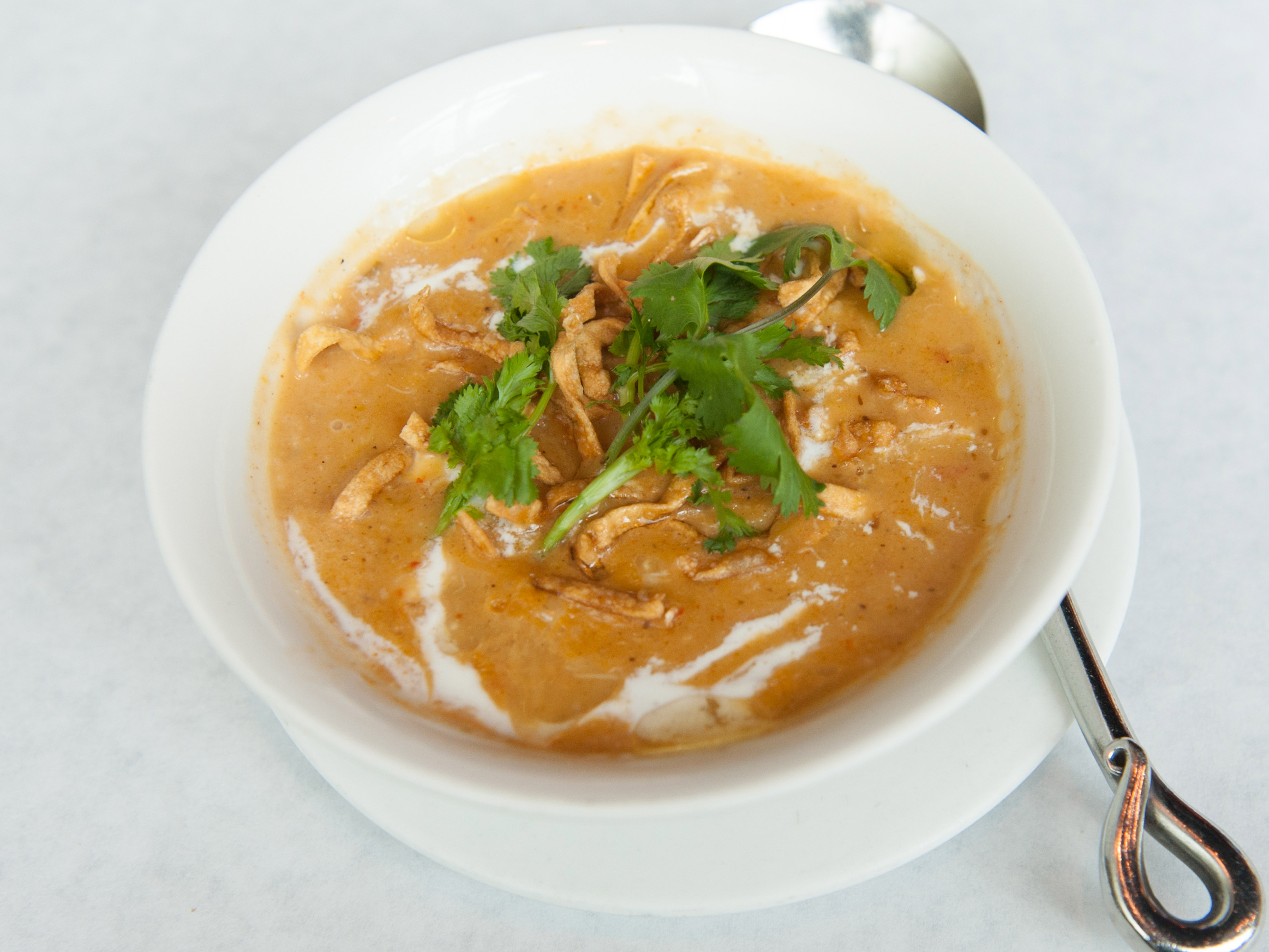 Order Spicy Crab Bisque food online from Silk Elephant store, Pittsburgh on bringmethat.com