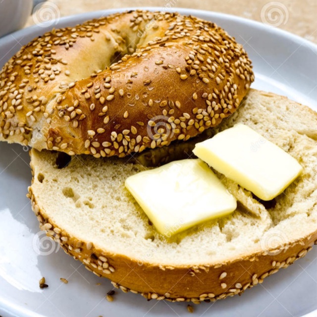 Order Bagel with Butter food online from Donut Star store, Irvine on bringmethat.com