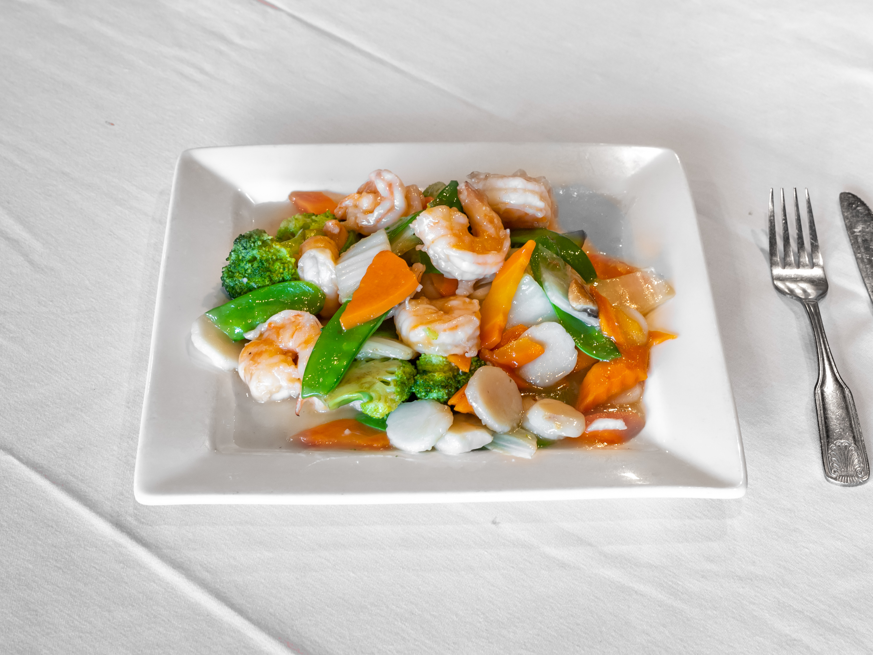 Order S9. Shrimp with Mixed Vegetables  food online from Mencius Gourmet Hunan store, Kingwood on bringmethat.com