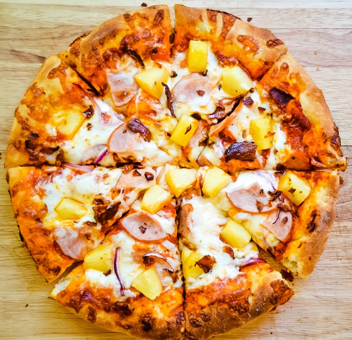 Order Hawaiian Style Pizza  food online from Joes Place store, Woodbridge on bringmethat.com