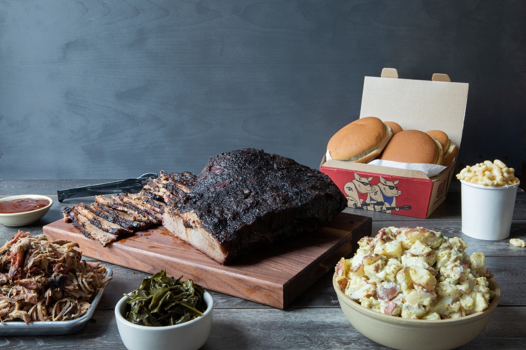 Order BBQ 4 Pack food online from Red Hot & Blue store, North Richland Hills on bringmethat.com