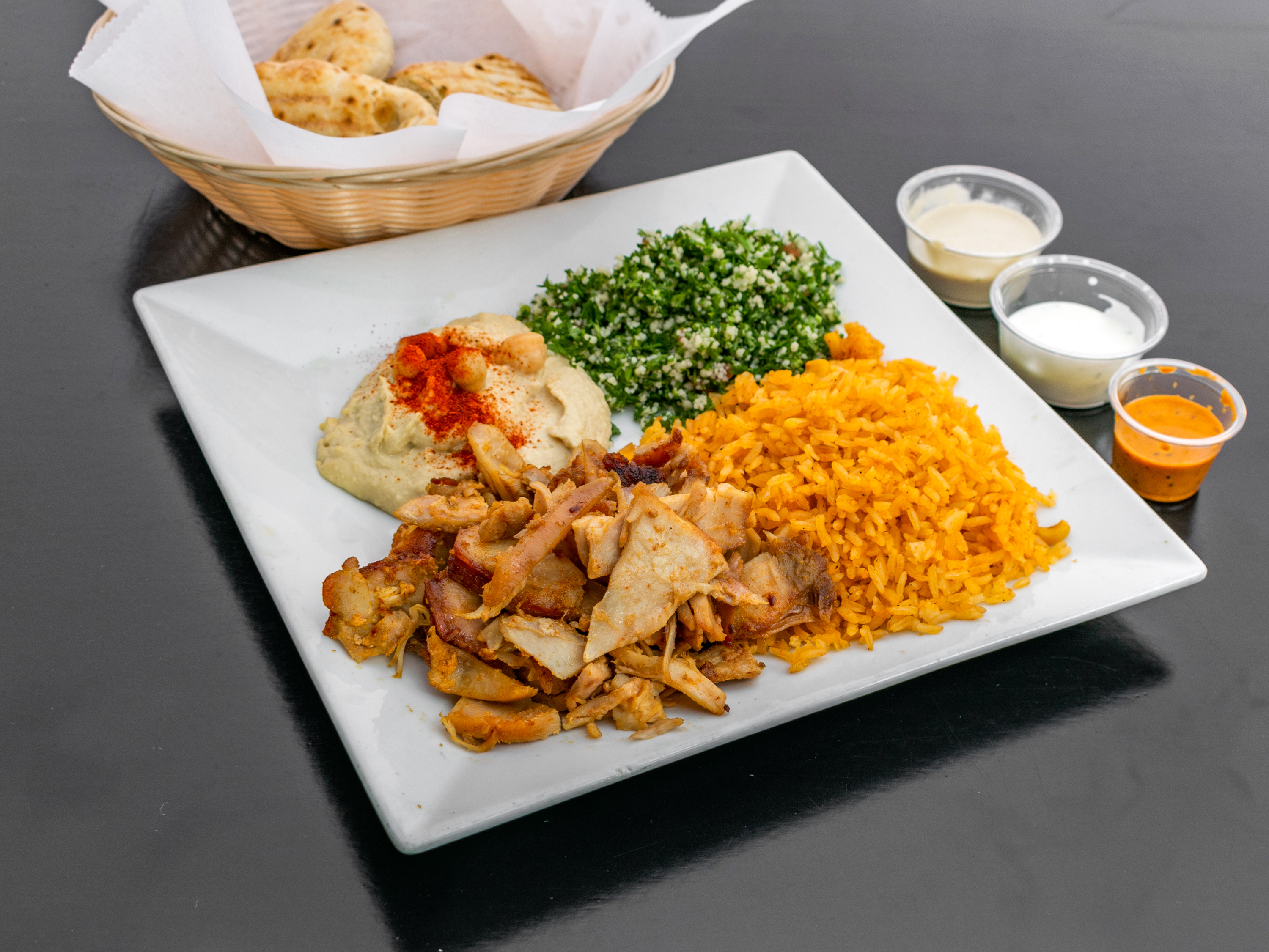 Order Chicken Shawarma food online from Mexiterranean Grill store, New York on bringmethat.com