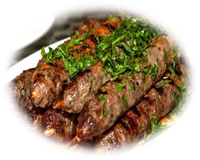 Order 1 lb. Beef Kafta food online from La Zeez Pita Grill store, Torrance on bringmethat.com
