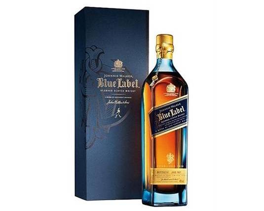 Order ‍♂️ Johnnie Walker Blue Label Scotch Whisky ‍♂️  food online from Village Mart store, Camarillo on bringmethat.com