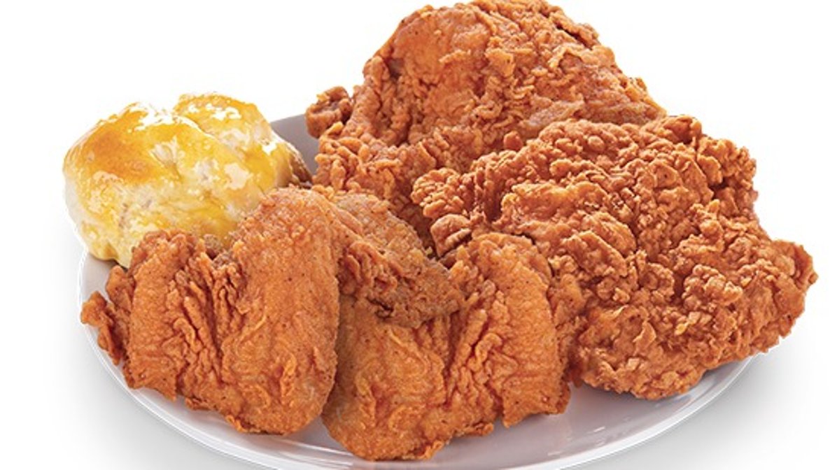 Order 4-PC white chicken and biscuits food online from Krispy Krunchy Chicken store, Lithia Springs on bringmethat.com