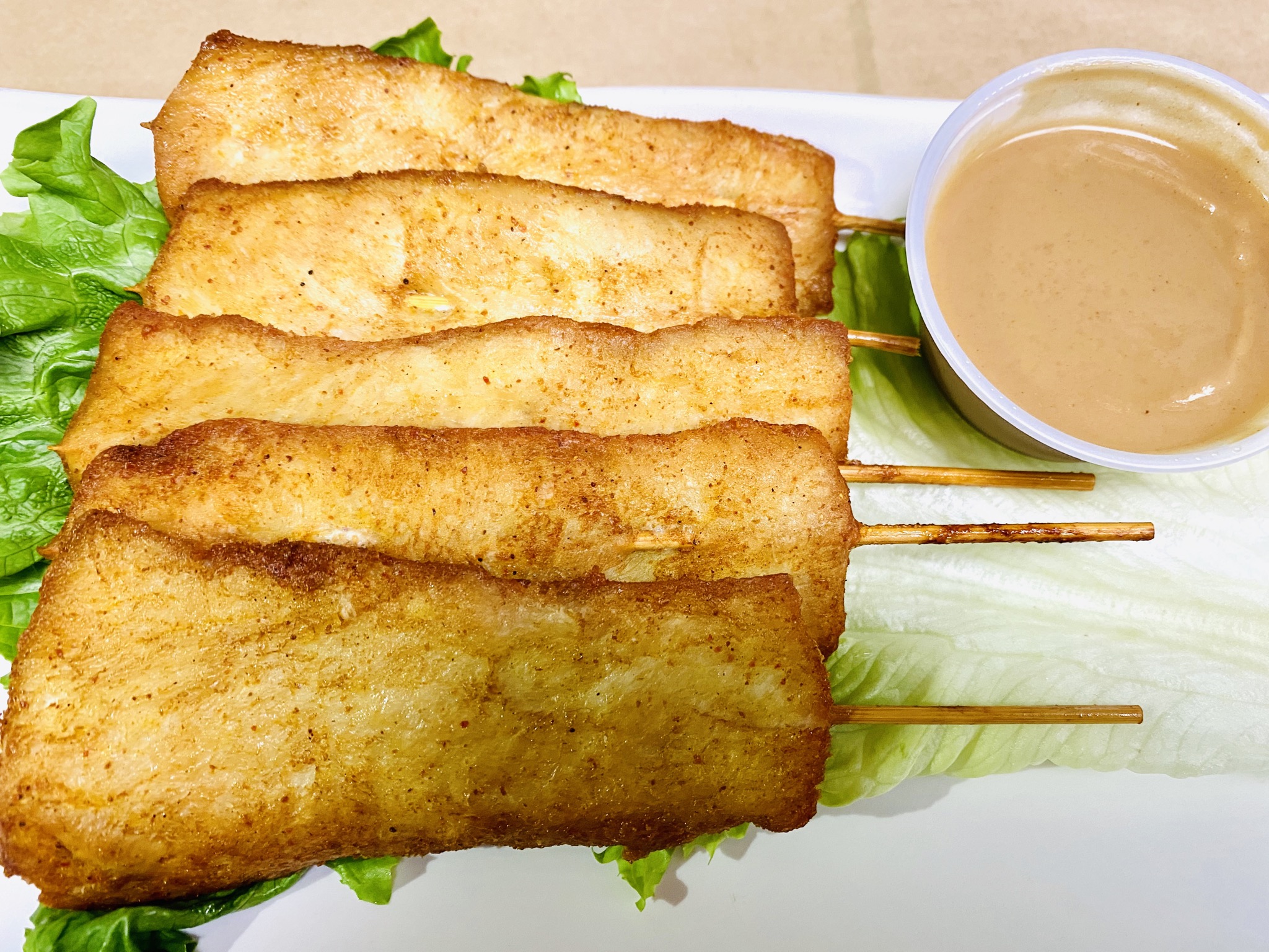 Order Chicken Satay food online from Min Min Asian Cafe store, Chicago on bringmethat.com
