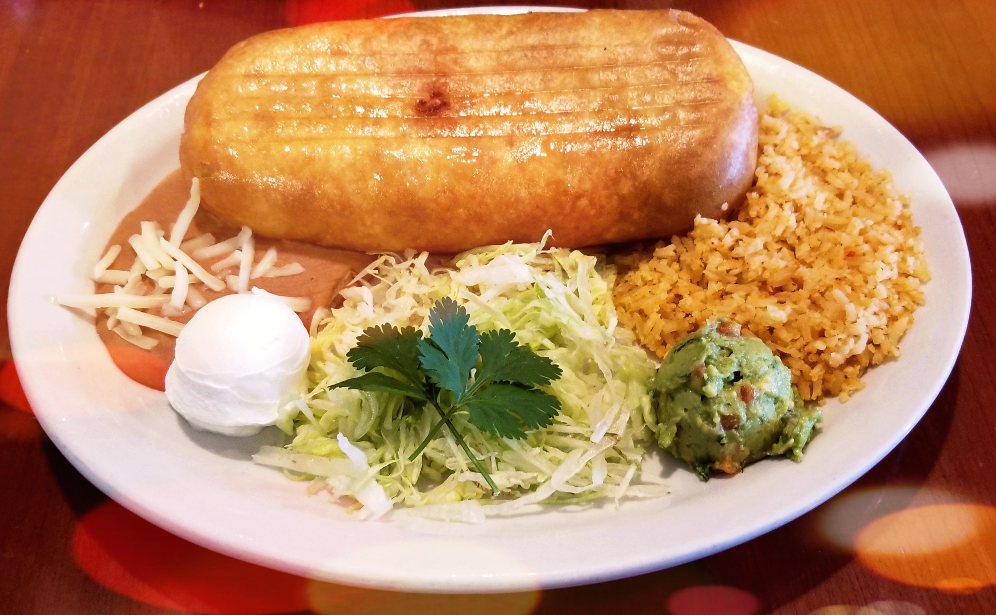 Order Chimichanga Dinner food online from Quinta Carmina store, Belvidere on bringmethat.com