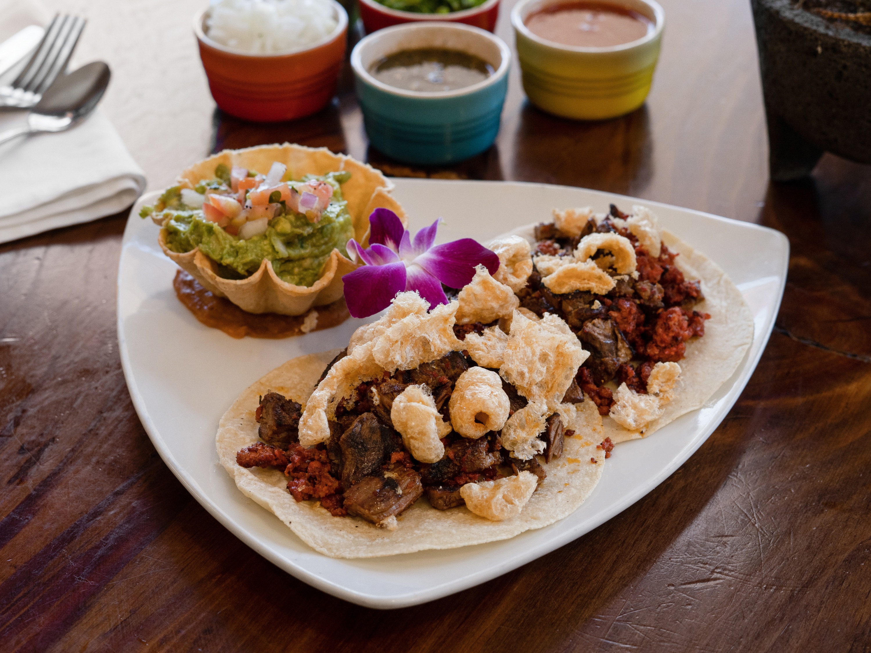 Order Tacos Maya food online from La Tequila Restaurant store, Buellton on bringmethat.com