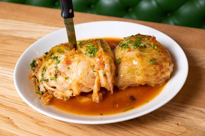 Order Stuffed Cabbage food online from Katz's Deli and Bar store, Houston on bringmethat.com