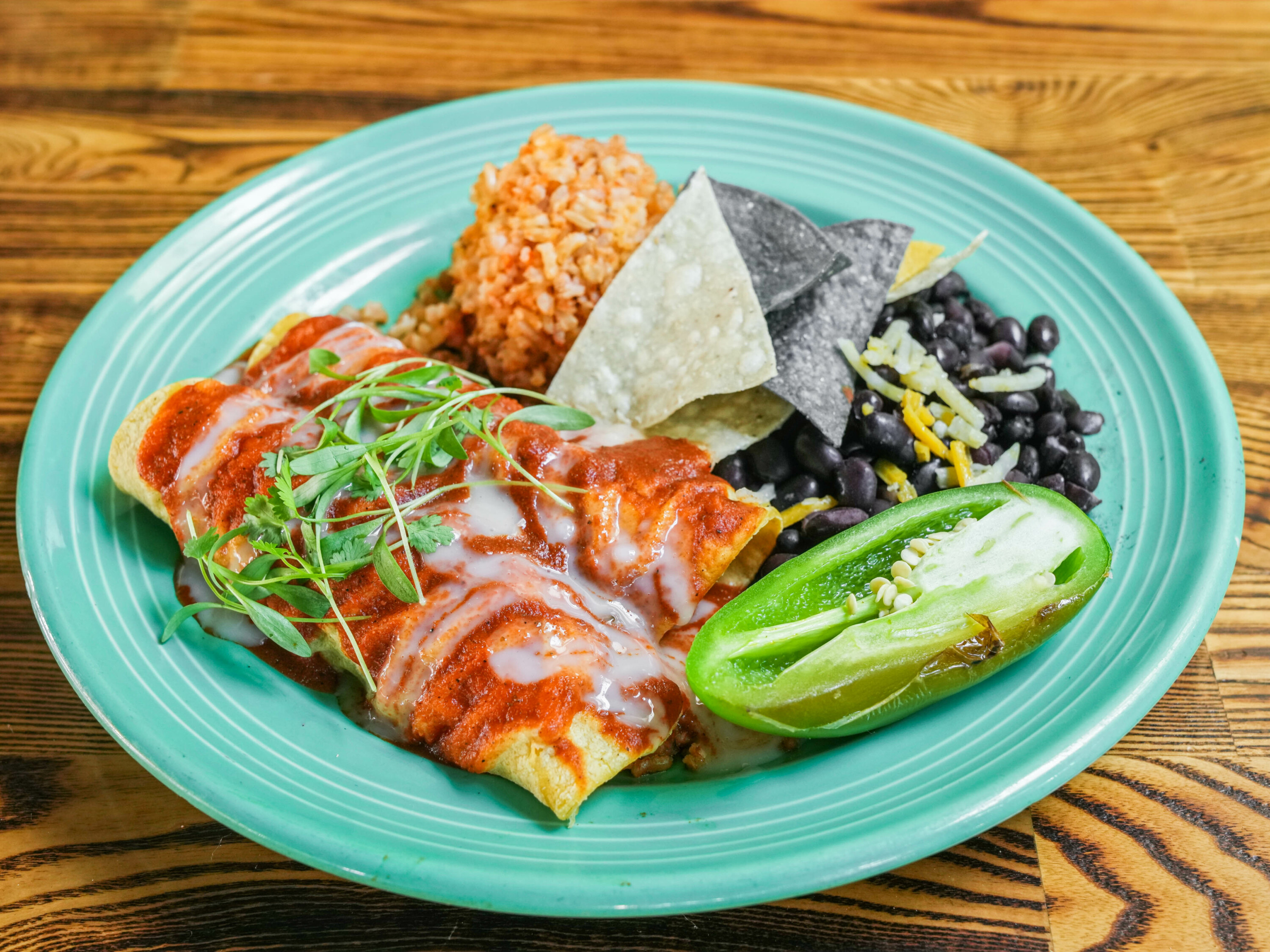 Order Enchilada food online from The Grain Cafe store, Culver City on bringmethat.com