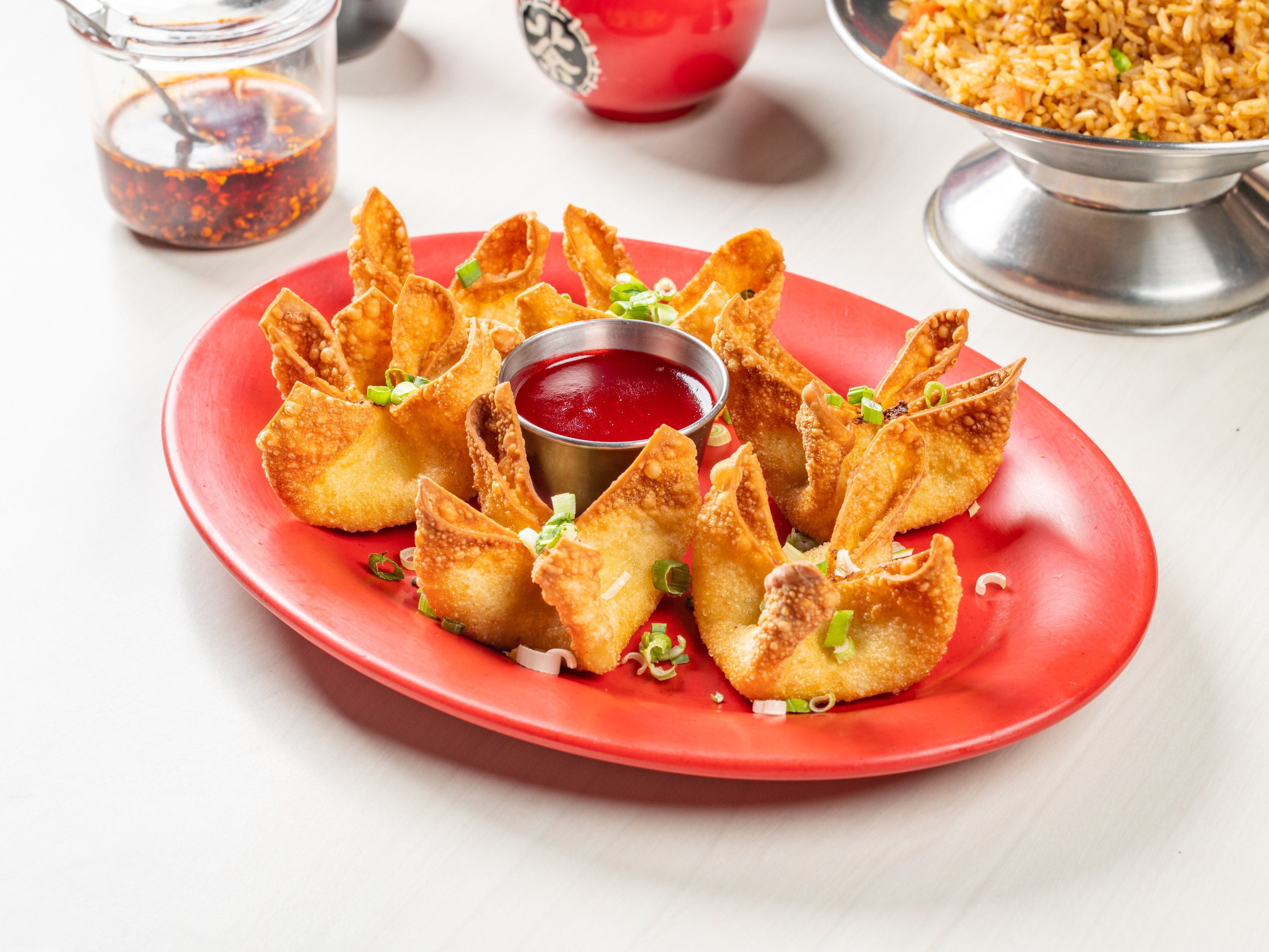 Order Crabmeat Rangoons food online from Hunan Palace store, El Paso on bringmethat.com