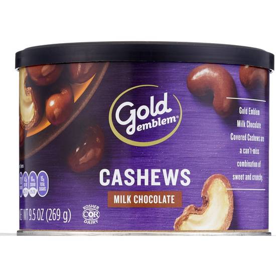 Order Gold Emblem Milk Chocolate Covered Cashews, 9.5 OZ food online from Cvs store, MADISON on bringmethat.com