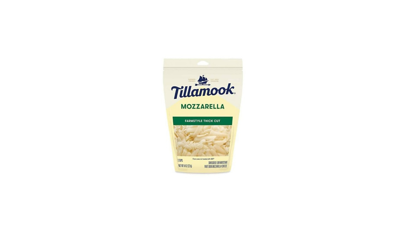 Order Tillamook Mozzarella Shredded Cheese 8 oz. food online from Luv Mart store, Santa Cruz on bringmethat.com