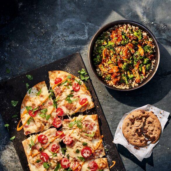 Order Warm Bowl And Flatbread Pizza food online from Panera store, Woodstock on bringmethat.com