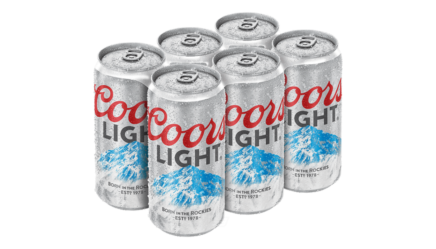 Order Coors Light 6 Pack 12oz Cans food online from Oak Knoll Liquor store, Santa Maria on bringmethat.com