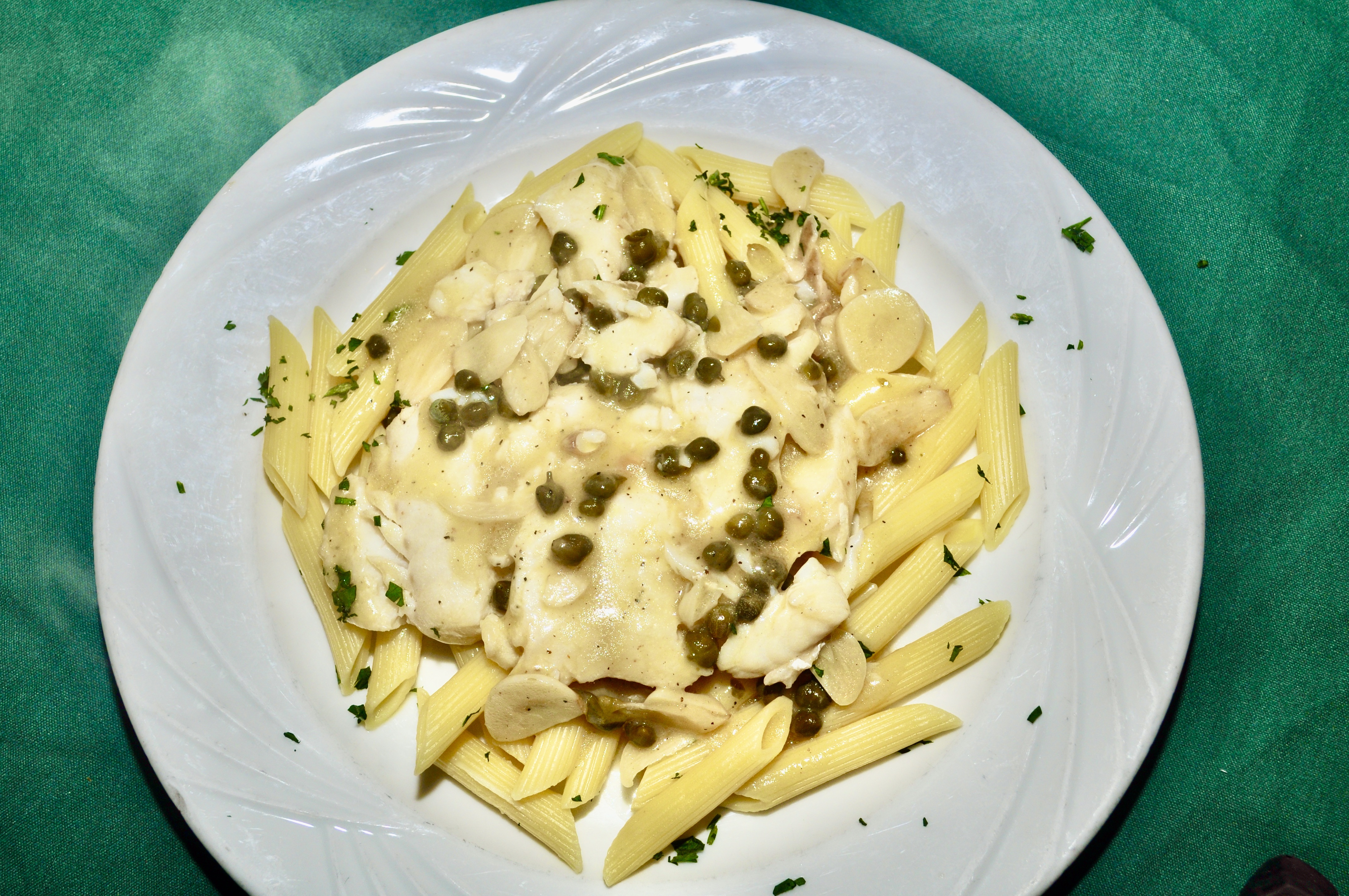 Order Scrod Piccata food online from Illianos Grill store, Norwich on bringmethat.com