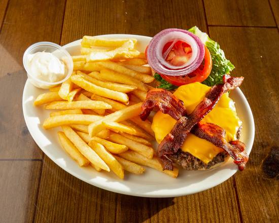 Order Roadhouse Burger food online from Texas Roadhouse Grill store, Myrtle Beach on bringmethat.com