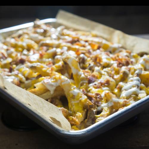 Order Cheese Fries food online from Roscoe's Smokehouse store, Burleson on bringmethat.com