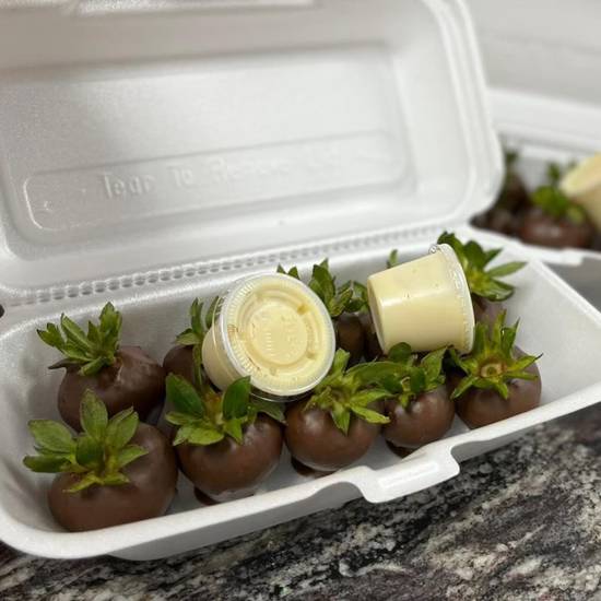 Order Strawberries with Chocolate food online from Casa Burrito and Bowls store, Virginia Beach on bringmethat.com