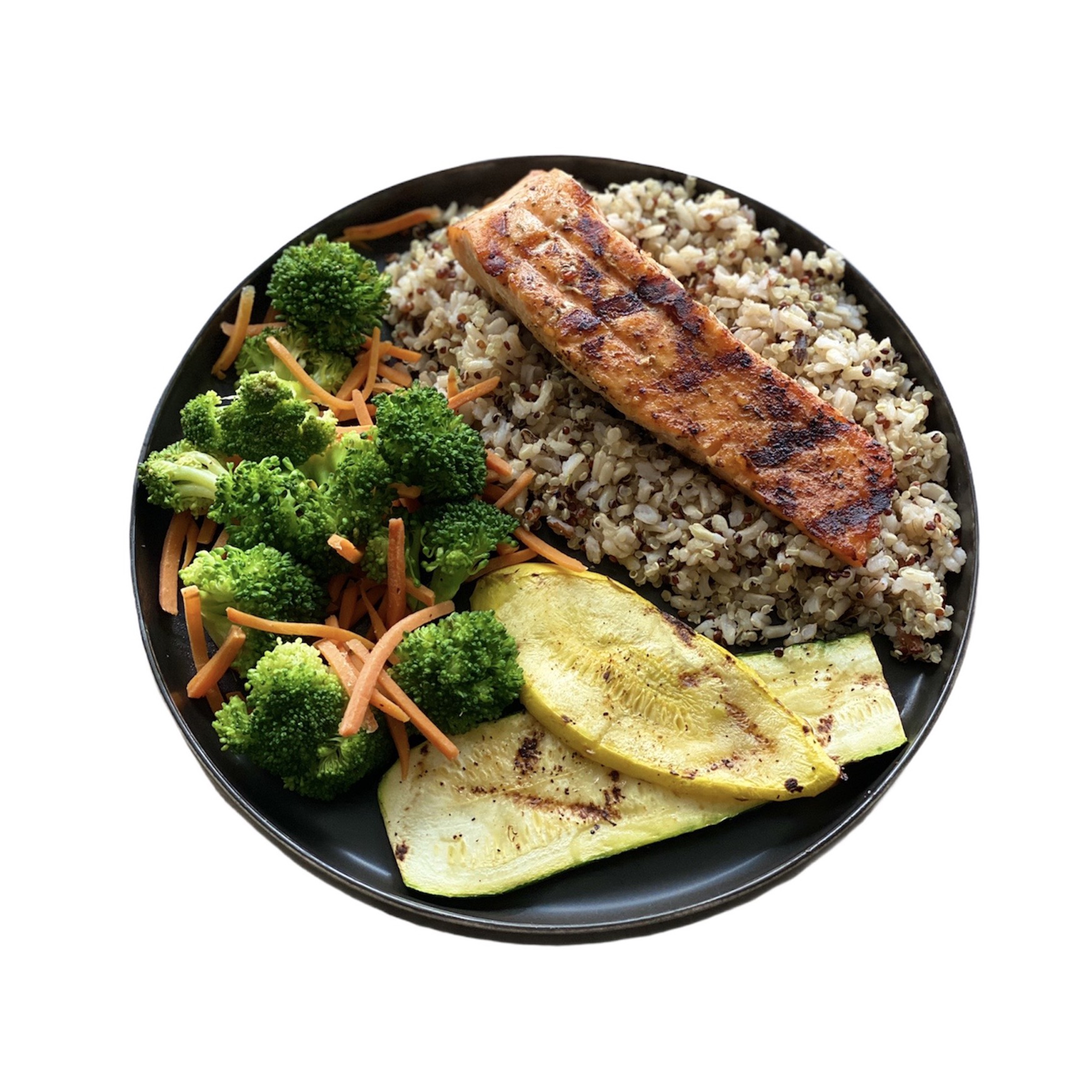 Order B’s Omega-3 Salmon Plate food online from B Fresh Kitchen store, Atlanta on bringmethat.com