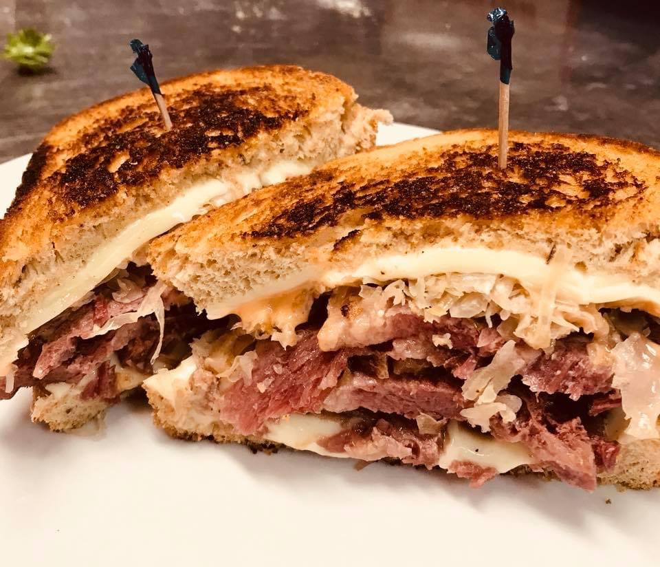 Order High Rise Reuben Sandwich food online from Main Street Cafe store, San Angelo on bringmethat.com