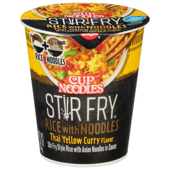 Order Cup Noodles Stir Fry Rice w/Noodles - Thai Yellow Curry food online from IV Deli Mart store, Goleta on bringmethat.com