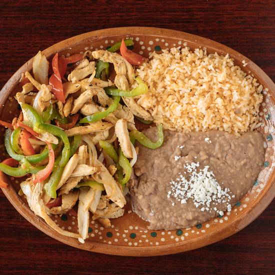 Order Fajita Plate food online from Matachines Authentic Mexican Food store, Edmond on bringmethat.com