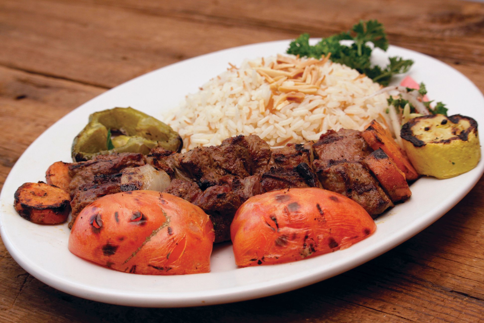 Order Meat Shawarma Plate food online from La Marsa-Waterford store, Waterford Township on bringmethat.com