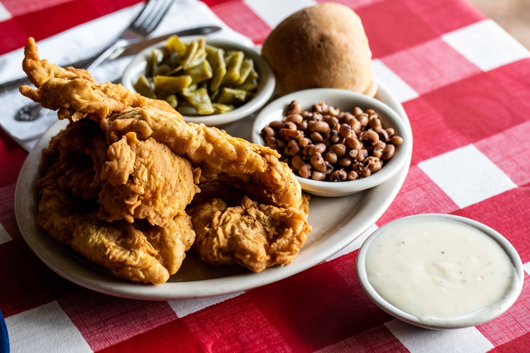 Order Crispy Chicken Tenders food online from The Texan Cafe & Pie Shop store, Hutto on bringmethat.com