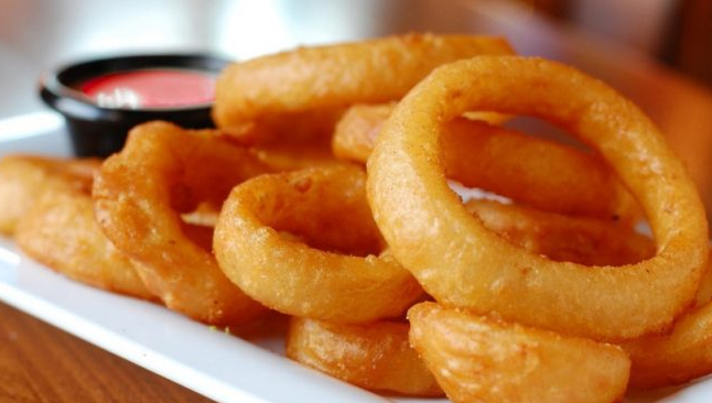 Order Fried Onion Rings food online from Spicy Factory store, Burlingame on bringmethat.com