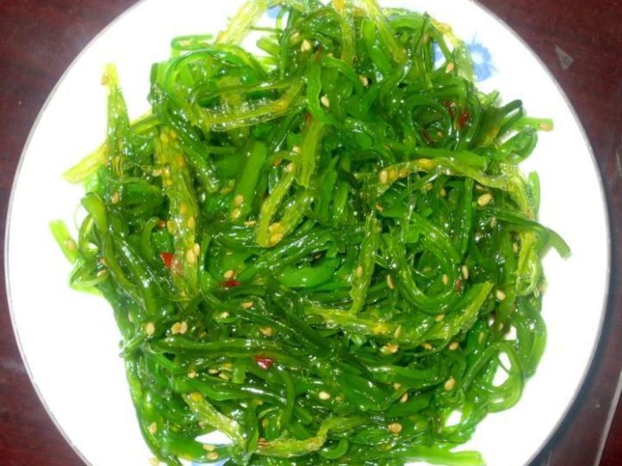 Order 6. Seaweed Salad food online from Amazing Myanmar Asian Cuisine store, Kentwood on bringmethat.com