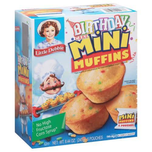 Order Little Debbie · Birthday Cake Mini Muffins (8.44 oz) food online from Safeway store, Rehoboth Beach on bringmethat.com