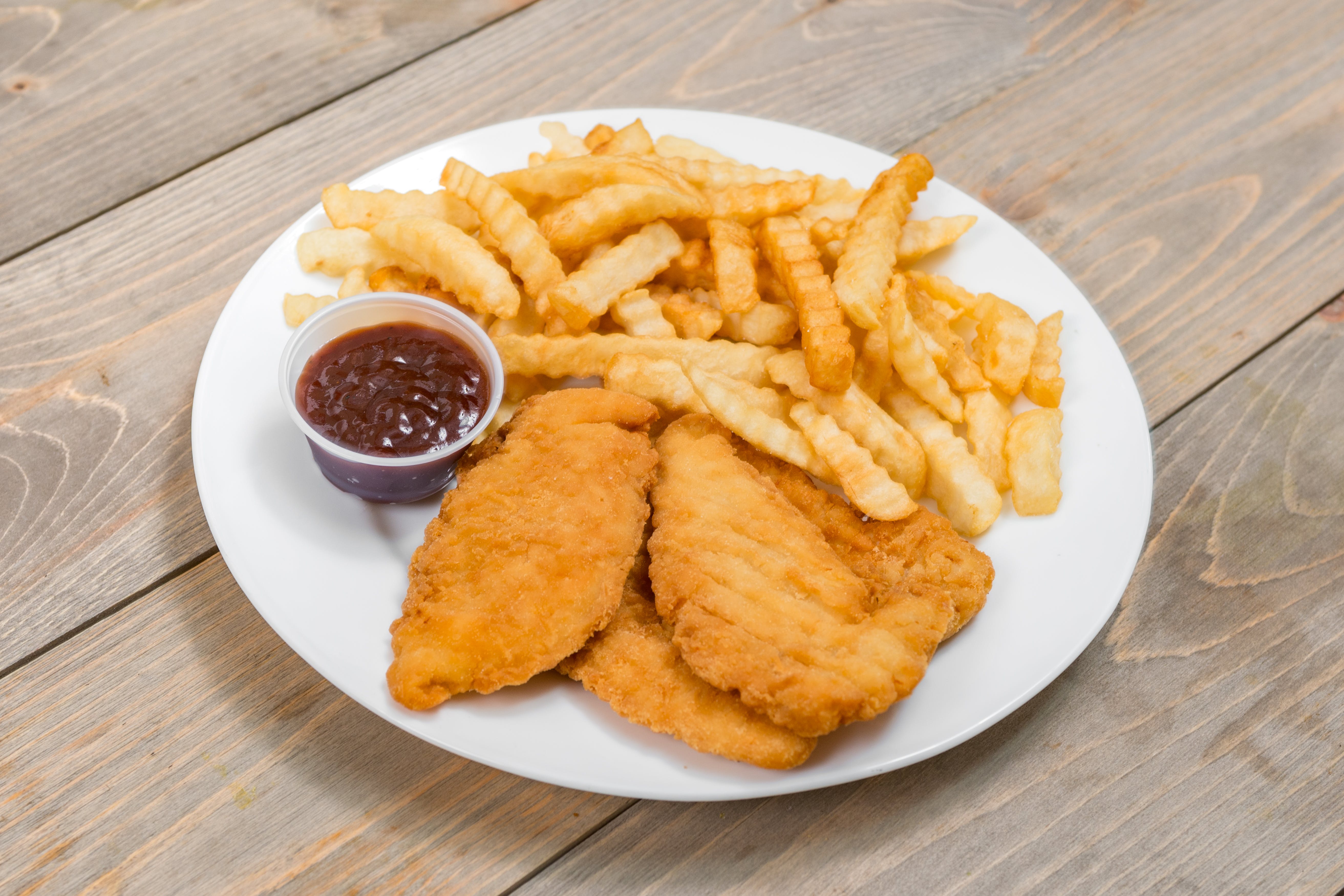Order Chicken Fingers & Fries - Entree food online from My Place Italian Restaurant store, Elizabethtown on bringmethat.com
