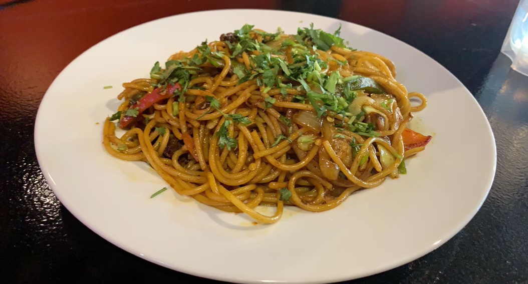 Order Chicken Chow Mein( choose spicy level) food online from Annapurna Curry And Sekuwa House store, Manchester on bringmethat.com
