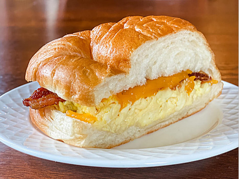 Order Our Famous Breakfast Croissant of your choice! food online from French Corner store, Houston on bringmethat.com