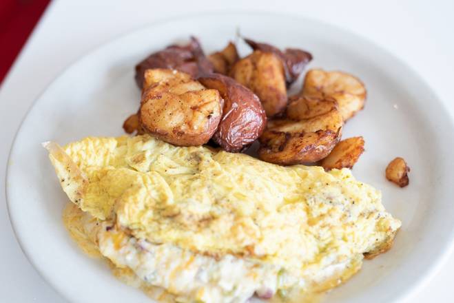Order -Pimento Omelet- food online from Phoebe's Diner store, Austin on bringmethat.com