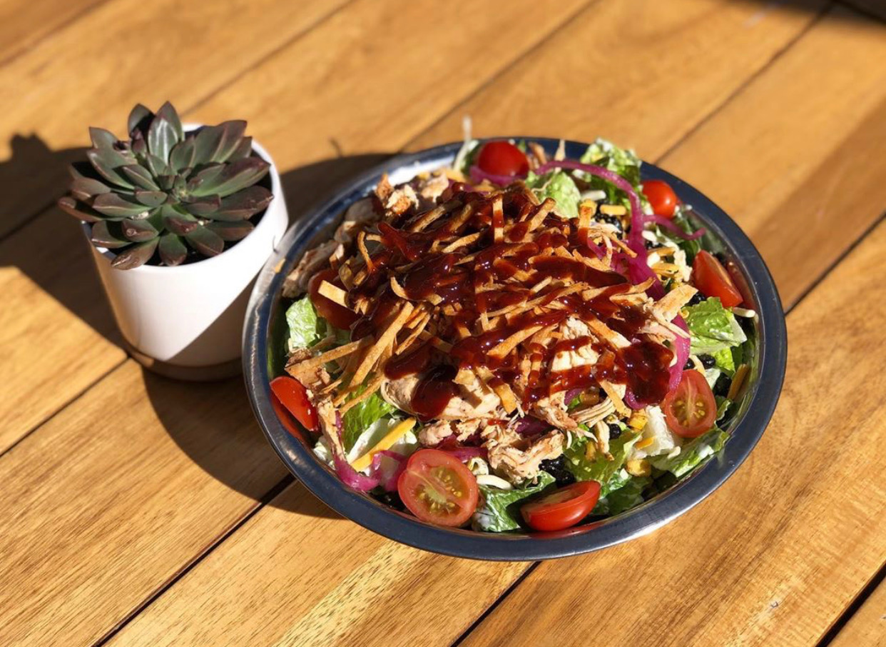 Order BBQ Chicken Salad food online from Jeffry Wine Country Bbq store, Paso Robles on bringmethat.com