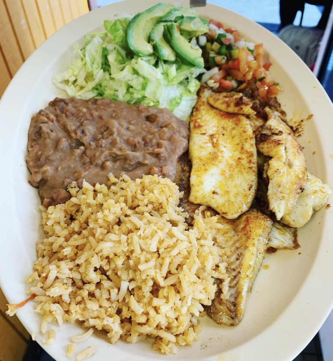 Order Grilled Fish Fillet food online from Taqueria Mixteca store, Dayton on bringmethat.com