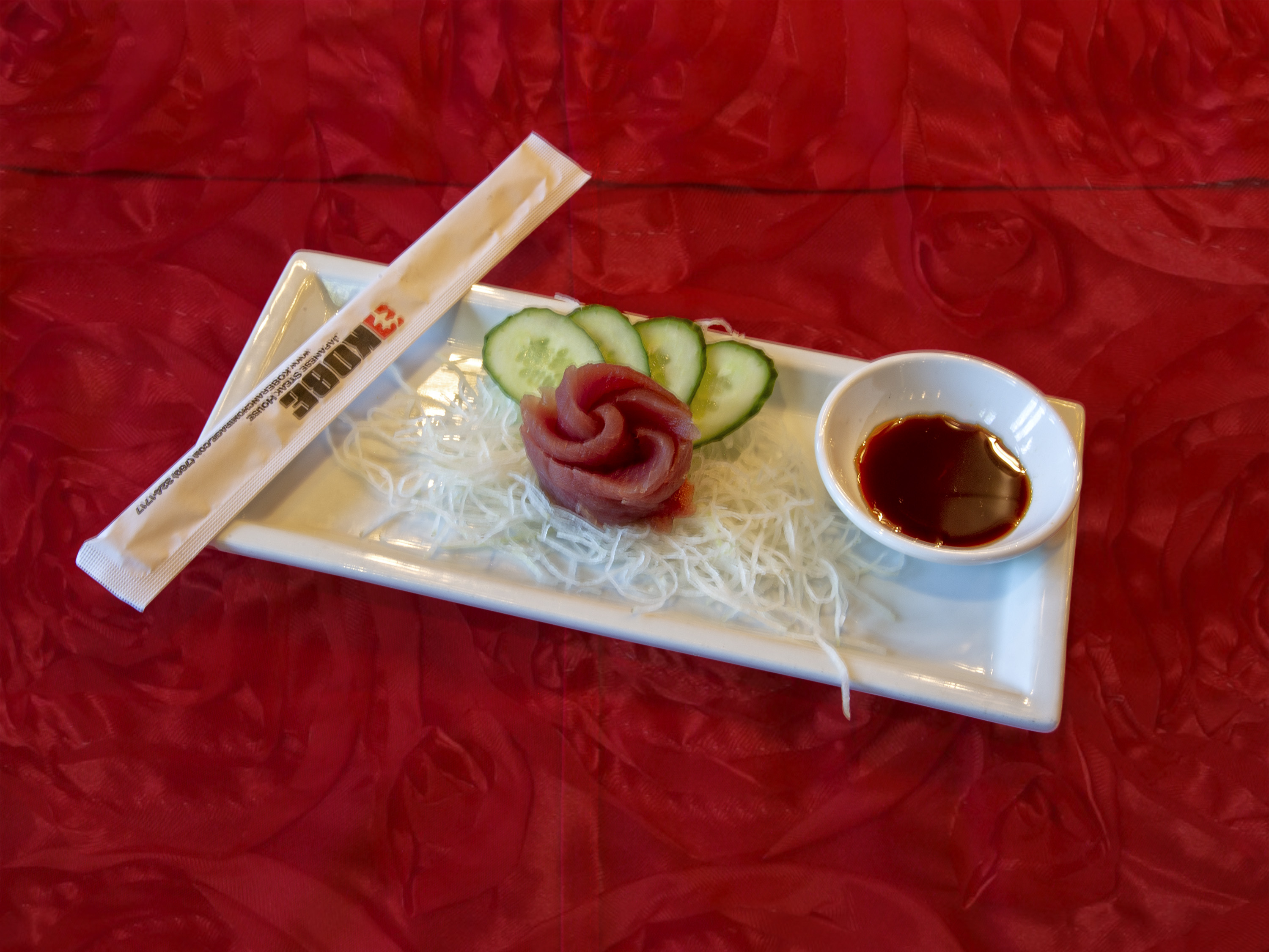 Order Tuna Sashimi food online from Kobe Japanese Steakhouse store, Rancho Mirage on bringmethat.com