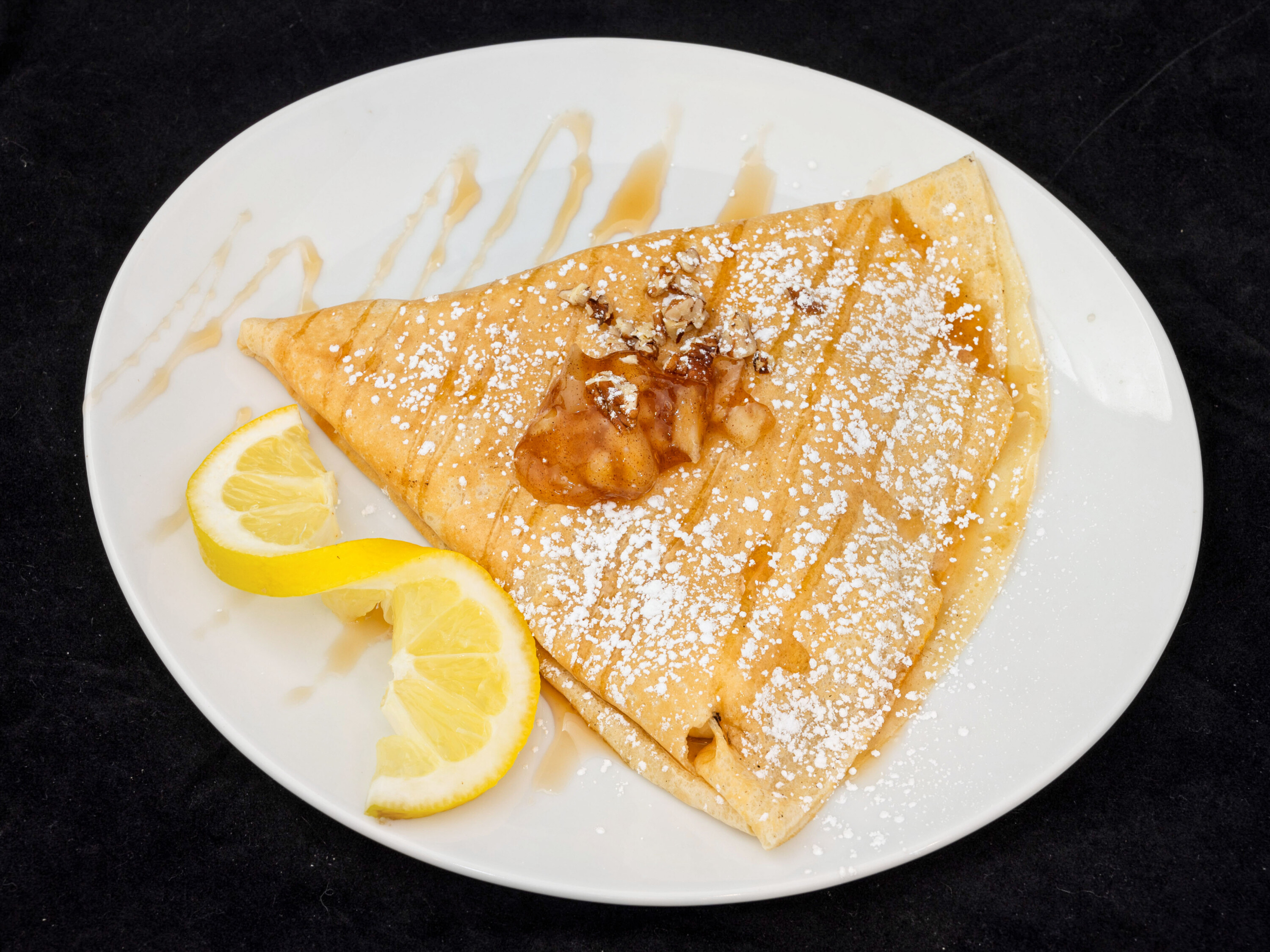 Order Apple and Pecan Pie Crepe food online from Crepes Du Nord store, Bridgewater Township on bringmethat.com