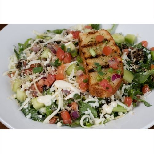 Order Mediterranean Caesar Salad food online from Green Mill store, Bloomington on bringmethat.com