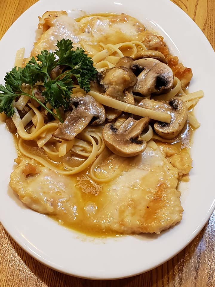 Order Veal Marsala - Pasta food online from Mama Mais Pizza store, Culpeper on bringmethat.com